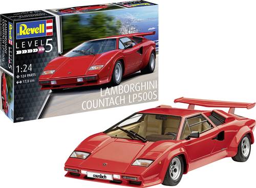 Revell 07730 Lamborghini Countach LP500S Automodell Bausatz 1:24 von Revell