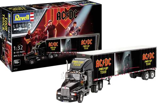 Revell 07731 AC/DC Tour Truck & Trailer „Power Up“ Truckmodell Bausatz 1:32 von Revell