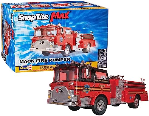 Revell Level 2 Snap Tite Max Modellbausatz Mack Fire Pumper Truck 1/32 Scale Model von Revell