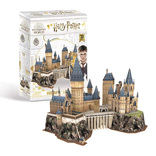 Revell 3D Puzzle 00302 I Harry Potter Hogwarts Castle I 197 Teile I 4 Stunden Bauspaß für Kinder und Erwachsene I ab 8 Jahren I Die Schauplätze von Harry-Potter selber zusammen bauen von Revell