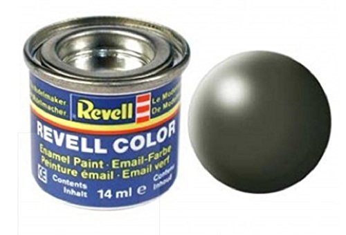 Revell Emaille-Farbe, 14 ml, Olivegreen, seidiges Finish von Revell