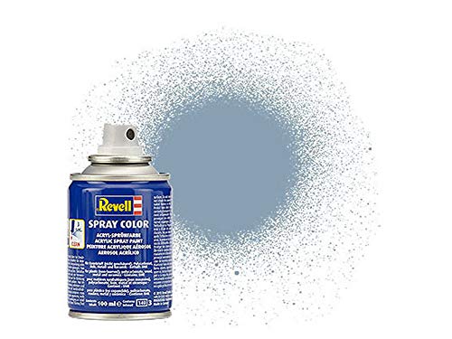 Revell 34374 Spraydose grau, seidenmatt, Farbnummer 374 Spray Color, Farben in der praktischen 100-ml-Sprühdose, 100 ml (1er Pack) von Revell