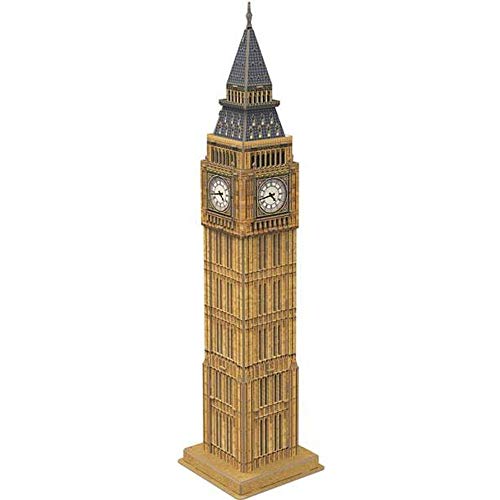 Revell 3D Puzzle 00201 I Big Ben I 44 Teile I 2 Stunden Bauspaß für Jung Alt I ab 10 Jahren I Das berühmte Wahrzeichen Londons selber zusammenbauen von Revell