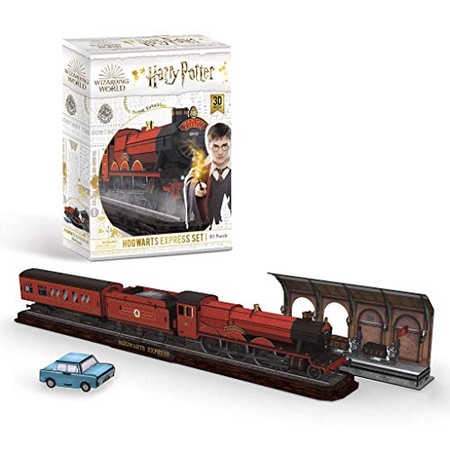 Revell 3D Puzzle 00303 I Harry Potter Hogwarts Express Set I 180 Teile I 2 Stunden Bauspaß für Kinder und Erwachsene I ab 8 Jahren I Die Schauplätze von Harry-Potter selber zusammen bauen von Revell