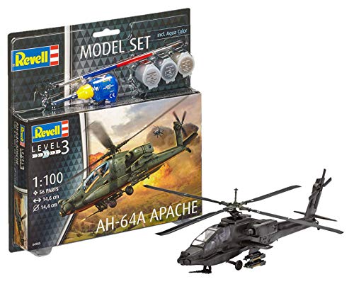 Revell 64985 Modellbausatz AH-64A Apache im Maßstab 1:100 Spiel Revell 64985 Modellbausatz AH-64A Apache im Maßstab 1:100 Spiel von Revell