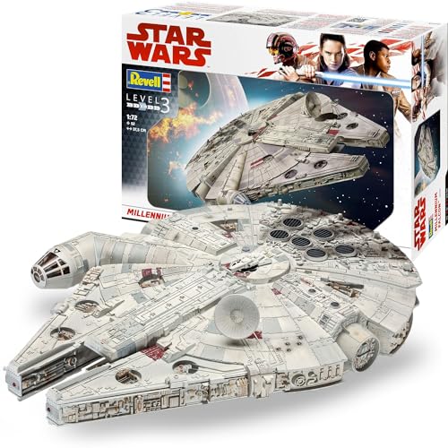 Revell 06718 6718 Star Wars Han Solo Modellbausatz Millennium Falcon, Mehrfarbig, 1:72 Scale von Revell