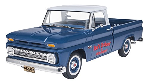 Revell Modellbausatz '66 Chevy Fleetside Pickup I Detailgetreuer Automodell Bausatz I Maßstab 1:25 I Ideal für Fahrzeugliebhaber und Modellbauer von Revell