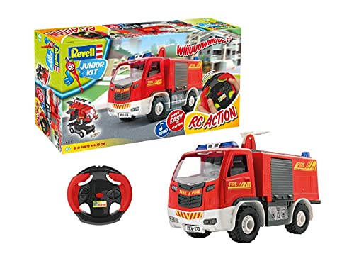 Revell Control 00970 Feuerwehrauto ferngesteuert für Kinder mit 2.4 GHz Fernsteuerung Fahrzeug, rot von Revell