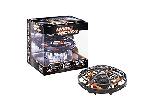 Revell 24107 RC Quadcopter MAGIC MOVER, Fun-Drohne, Steuern durch Handbewegung Quadrokopter mit Wurf-Start-Funktion, schwarz, (L x B x H) 110 x 110 x 50 mm von Revell Control