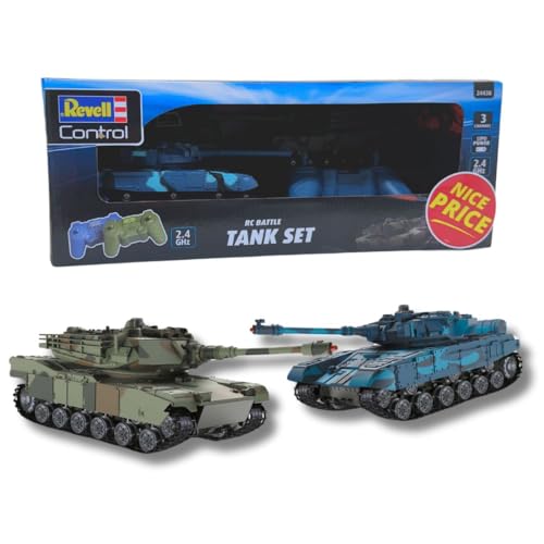 Revell 24438 Ferngesteuerter Panzer, blau/rot von Revell