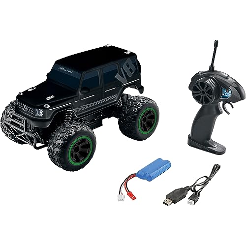 Revell Control 24463 RC Car Mercedes-Benz G-Klasse Off Road Fahrzeug, 2.4 GHz, Li-Ion-Akku, Metallgetriebe, Spritzwassergeschützt, 28cm ferngesteuertes Auto von Revell Control