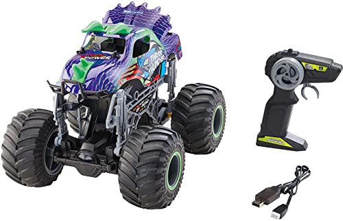 Revell Control Dino Truck I Ferngesteuerter MonsterTruck im Dino-Design I Mit LED-Beleuchtung und integriertem Verdampfer I Austauschbarer Li-Ion Akku I Für Kinder und Erwachsene ab 8 Jahren geeignet von Revell