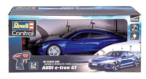 Revell Control I RC Scale Car Audi e-tron GT I ferngesteuertes RC Auto I ultimative Erlebnis für Audi-Fans I max. 10 km/h I für Kinder und Erwachsene ab 8 Jahren von Revell