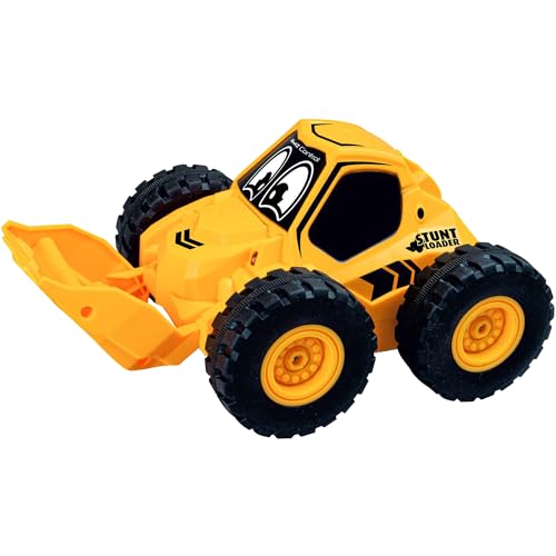 Revell Control I RC Truck My Little Stunt Loader I GHz-Fernsteuerung I 360° Stunts I Bewegliche Laderampe I Allrad-Antrieb I Knautschige Gummireifen I Länge 20 cm I Ab 4 Jahren von Revell Control