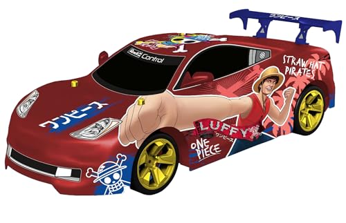 Revell Control Itasha Drift Car I Anime RC Car One Piece I Driftfunktion I Mit LED Unterbodenbeleuchtung I Robust und Wiederstandsfähig I Glatte Driftreifen von Revell