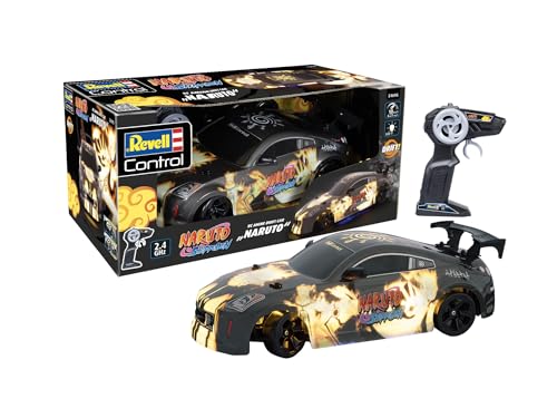 Revell Control Naruto Drift Car I Anime RC Car One Piece I Driftfunktion I Mit LED Unterbodenbeleuchtung I Robust und Wiederstandsfähig I Glatte Driftreifen von Revell