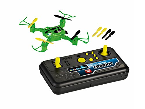 Revell Control 23884 RC Quadrocopter für Einsteiger im coolen Design, ferngesteuert mit IR Fernsteuerung, leicht zu fliegen durch 6-Axis-Stabilisierungssystem mit Propellerschutz-FROXXIC, Mehrfarbig von Revell Control