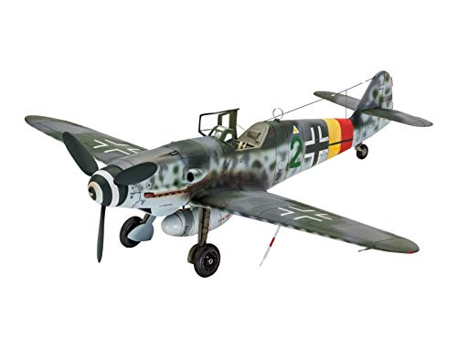 Revell Modellbausatz - Messerschmitt Bf 109 G-10 - Detailliertes 1:48 Modellflugzeug mit beweglichem Propeller und authentischen Abziehbildern von Revell