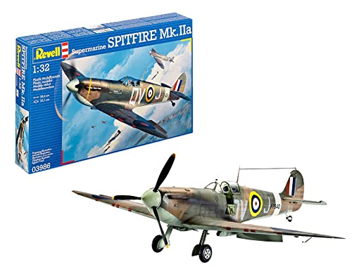 Revell Germany British Wwii Supermarine Spitfire Mk Iia Fighter Model Kit 1/32 von Revell