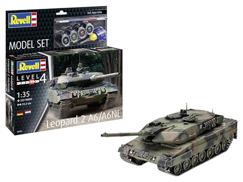 Revell Modellbau Model Set Leopard 2 A6/A6NL von Revell