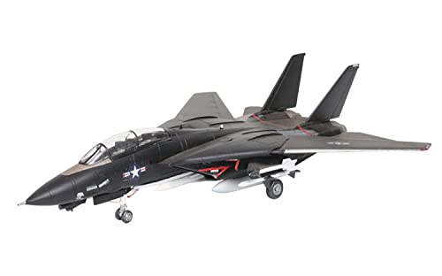 Revell Modellbausatz Flugzeug 1:144 - F-14A Black Tomcat im Maßstab 1:144, Level 3, originalgetreue Nachbildung mit vielen Details, 04029 von Revell