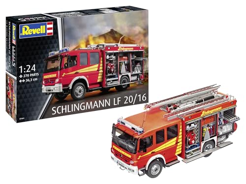 Revell Modellbausatz 07404 - Schlingmann LF 20/16 im Maßstab 1:24 von Revell