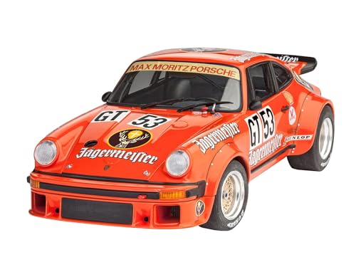 Revell Modellbausatz Auto 1:24 - Porsche 934 RSR "Jägermeister" im Maßstab 1:24, Level 3, originalgetreue Nachbildung mit vielen Details, 07031, 10 Jahre to 99 Jahre, Mittel von Revell