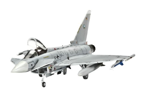 Revell Modellbausatz Flugzeug 1:144 - Eurofighter Typhoon (single seater) im Maßstab 1:144, Level 4, originalgetreue Nachbildung mit vielen Details, 04282, Unlackiert von Revell