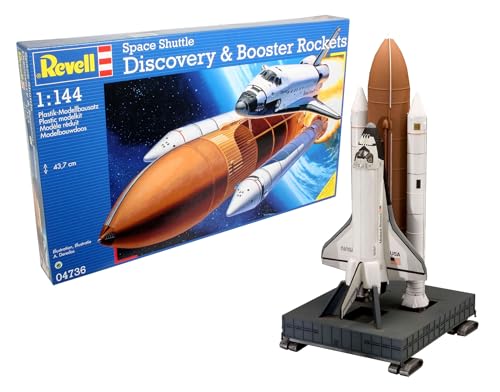 Revell 04736 Space Shuttle Discovery & Booster Raumfahrtmodell Bausatz 1:144 von Revell