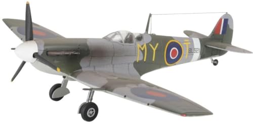 Revell Modellbausatz Flugzeug 1:72 - Spitfire Mk.V I Maßstab 1:72 I Level 3 I originalgetreue Nachbildung mit vielen Details I Für Kinder ab 10 Jahren I RV 04164 Revell Modellbausatz Flugzeug 1:72 - Spitfire Mk.V I Maßstab 1:72 I Level 3 I originalgetreue Nachbildung mit vielen Details I Für Kinder ab 10 Jahren I RV 04164 von Revell
