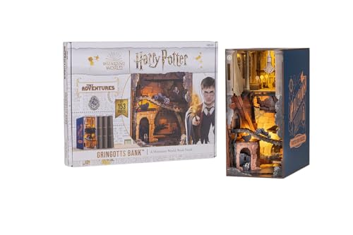 Revell Modellbausatz Tiny Adventures I Gringotts Bank Harry Potter I 3D Miniaturhaus I Book Nook Holz Buchstütze I Geburtsagsgeschenk für Fans I Buchstütze Harry Potter Revell Modellbausatz Tiny Adventures I Gringotts Bank Harry Potter I 3D Miniaturhaus I Book Nook Holz Buchstütze I Geburtsagsgeschenk für Fans I Buchstütze Harry Potter von Revell
