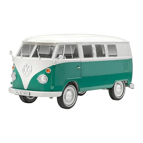Revell Modellbausatz VW T1 Bus I Maßstab 1:24 I Detailgetreue Nachbildung I Starter Kit I Ideal für Modellbau-Einsteiger I Unlackiert für individuelles Bemalen Revell Modellbausatz VW T1 Bus I Maßstab 1:24 I Detailgetreue Nachbildung I Starter Kit I Ideal für Modellbau-Einsteiger I Unlackiert für individuelles Bemalen von Revell