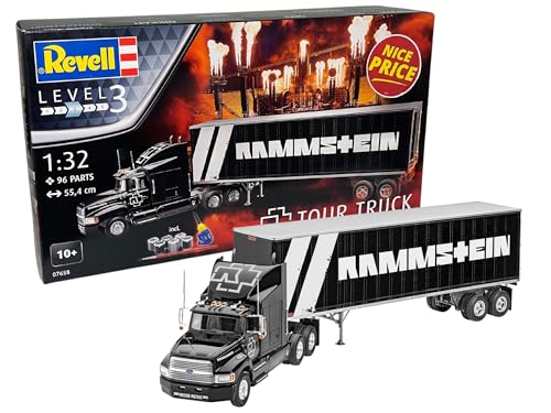 Revell NICE PRICE Geschenkset I Tour Truck Rammstein I Tour Bus von Rammstein für Bastler I Geschenkset für Jungen, Mädchen & Erwachsene I Ab 10 Jahren I für Rock n Roll Fans von Revell