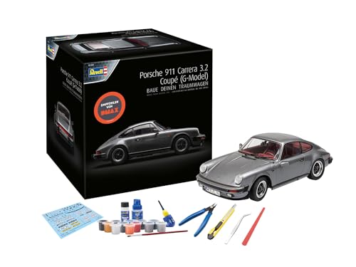 Revell Adventskalender Porsche 911 Carrera 3.2 Coupé 01047 I Porsche Modell in 24 Tagen zusammenbauen I Adventskalender für Jungen, Mädchen & Erwachsene ab 10 Jahren I Geschenkidee für Porsche Fans von Revell