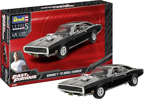 Revell RV 1:24 Fast & Furious - Dominics 1970 Dodge Charger 1:24 Modellauto von Revell