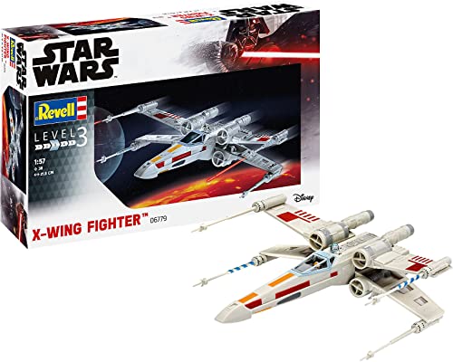 Revell Modellbausatz X-wing Fighter I Hochwertiger Bausatz des X-wing Fighter | Maßstab 1:57 | Detailgetreu und beeindruckend | Perfekt für Anfänger und Fortgeschrittene I ab 10 Jahren I 38 Teile, Mittel von Revell