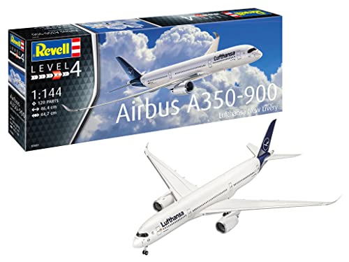 Revell 03881 Airbus A350-900 Lufthansa New Livery Flugmodell Bausatz 1:144 von Revell