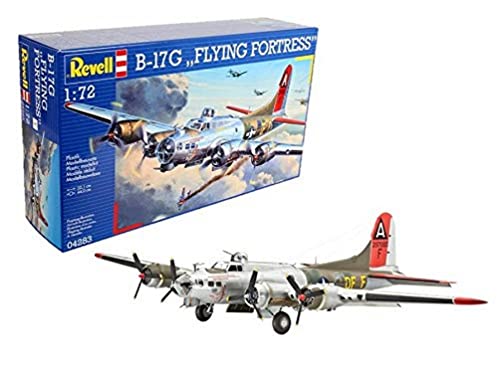 Revell Revell_04283 Modellbausatz Flugzeug 1:72 - B-17G "Flying Fortress" im Maßstab 1:72, Level 5, originalgetreue Nachbildung mit vielen Details, 04283 von Revell