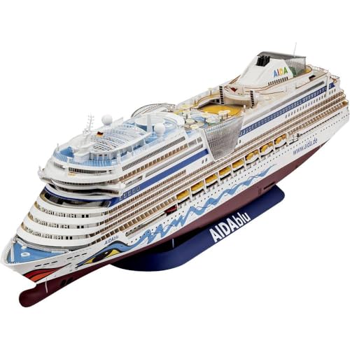 Revell Revell_05230 Modellbausatz Schiff 1:400 - Cruiser Ship AIDAblu, AIDAsol, AIDAmar, AIDAstella im Maßstab 1:400, Level 5, originalgetreue Nachbildung mit vielen Details, Kreuzfahrtschiff, 05230, Mittel von Revell