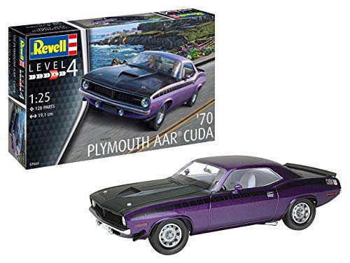 Revell Revell 07664 7664 1970 Plymouth AAR Cuda REV-07664, 1:25/19,1 cm, 1/25 von Revell