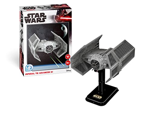 Revell Star Wars Kartonmodellbausatz I Detailgetreuer Modelbausatz des Imperial TIE Advanced X1 I für Jung und Alt I 160 Teile I für Star Wars Fans I Ideale Geschenkidee für jeden Anlass von Revell