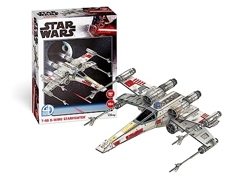 Revell Star Wars Kartonmodellbausatz I Detailgetreuer Modelbausatz des T-65 X-Wing Starfighter I für Jung und Alt I 160 Teile I Imposante Größe I Ideale Geschenkidee für jeden Anlass, Mittel von Revell