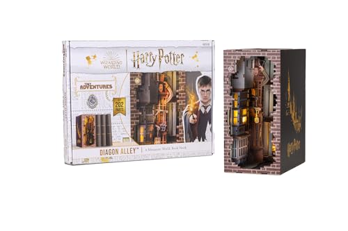 Revell Modellbausatz Tiny Adventures I Diagon Alley Harry Potter I 3D Miniaturhaus I DIY Book Nook Holz Puzzle I Handgefertigtes Diorama für Sammler und Zauberei-Fans von Revell