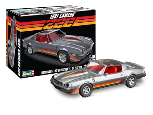 Revell USA Modellbausatz I 1981 Z-28 Camaro I Detailliertes Modell im Maßstab 1:25 I 37 Teile I Herausfordernder Bausatz für fortgeschrittene Modellbauer ab 12 Jahren von Revell