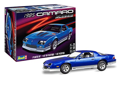 Revell USA Modellbausatz I 1985 Chevy Camaro Z28 I Detailliertes Modell im Maßstab 1:24 I 48 Teile I Herausfordernder Bausatz für fortgeschrittene Modellbauer ab 12 Jahren von Revell