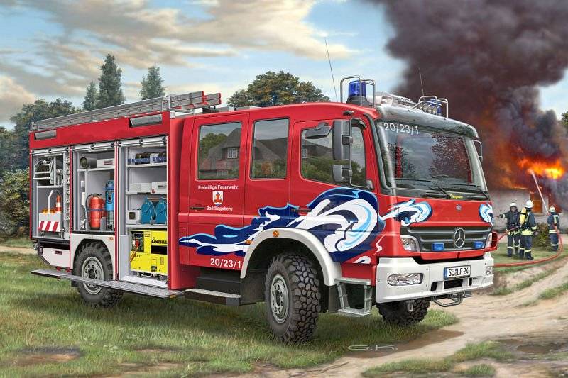 Schlingmann Feuerwehrfahrzeuge TLF 16/25 Mercedes Benz Atego 1529 AF von Revell