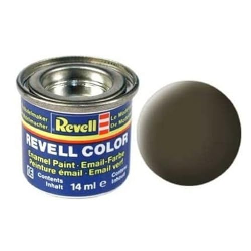 Revell Streichfarbe schwarzgrün matt # 40 Farbdose 14 ml #32140 von Revell