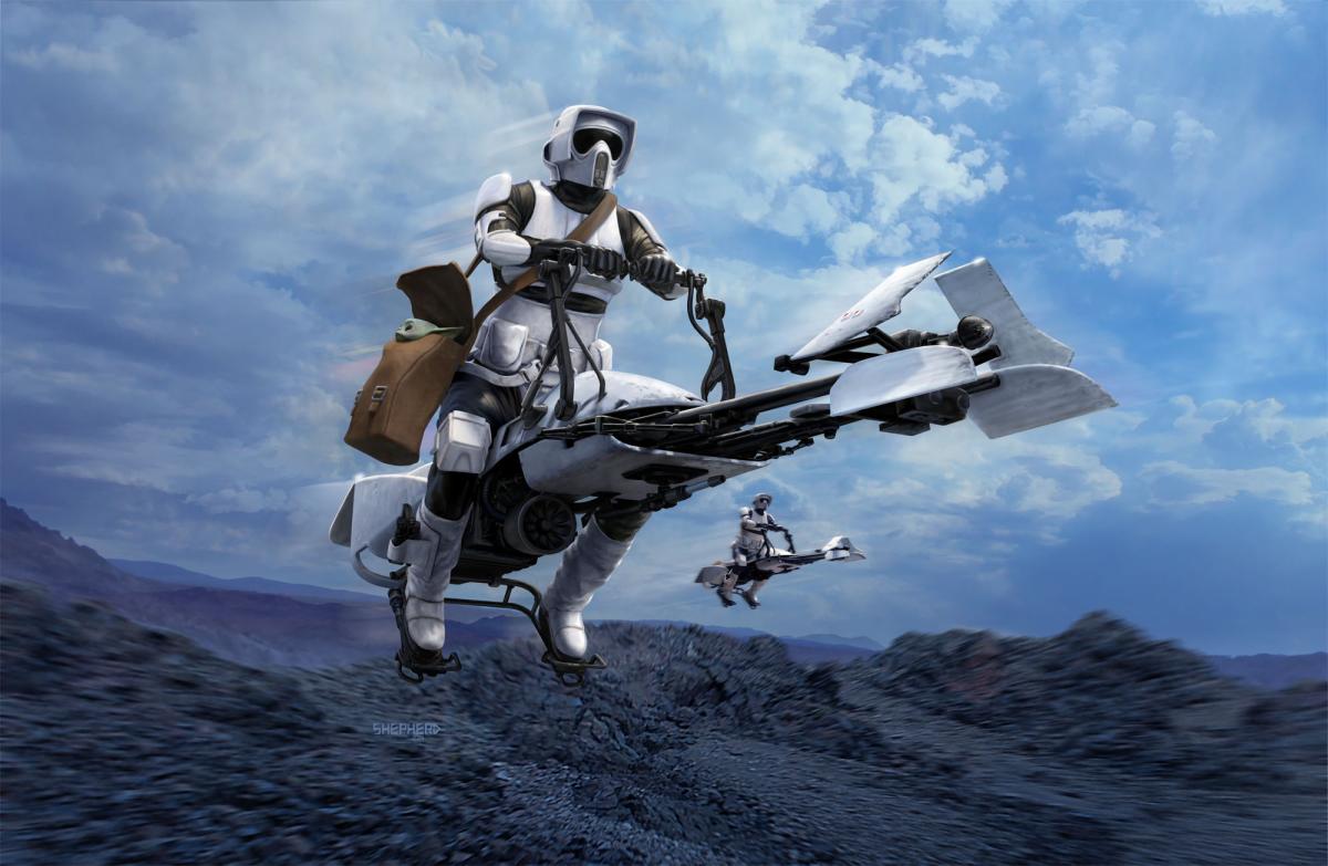 Speeder Bike T: The Mandalorian von Revell