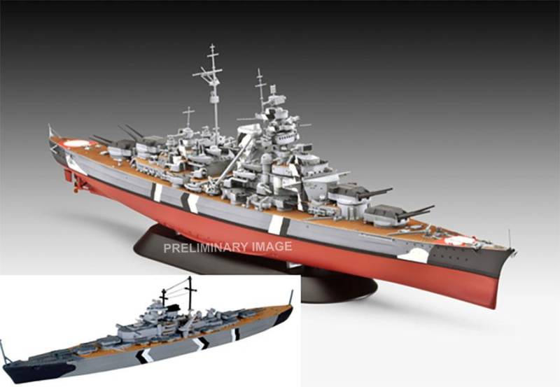 The Legendary Bismarck (1:700&1:1200) - Geschenkset von Revell