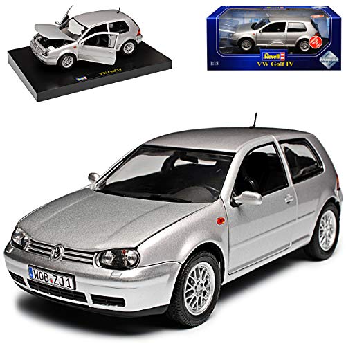 Volkwagen Golf IV 4 3 Türer Silber 1997-2003 1/18 Revell Modell Auto von Revell